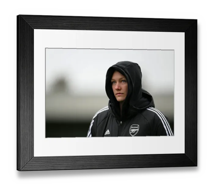 Framed Print : Arsenal's Frida Maanum Gears Up for FA WSL Showdown Against Manchester City Framed Print : Arsenal's Frida Maanum Gears Up for FA WSL Showdown Against Manchester City