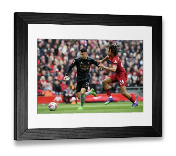 Framed Print : Martinelli's Historic Stunner: Arsenal's First Goal Against Liverpool in 2022-23 Season at Anfield Framed Print : Martinelli's Historic Stunner: Arsenal's First Goal Against Liverpool in 2022-23 Season at Anfield