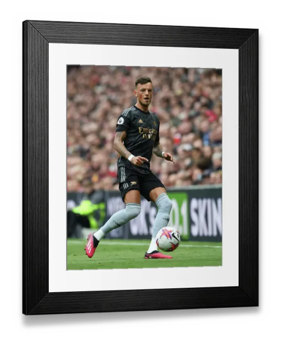 Framed Print : Ben White's Unyielding Display: Arsenal Stands Firm Against Liverpool in the 2022-23 Premier League Battle