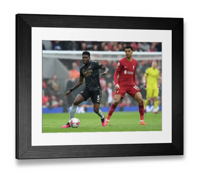 Framed Print : Thomas Partey vs. Cody Gakpo: Intense Battle at Anfield - Liverpool vs. Arsenal, Premier League 2022-23 Framed Print : Thomas Partey vs. Cody Gakpo: Intense Battle at Anfield - Liverpool vs. Arsenal, Premier League 2022-23