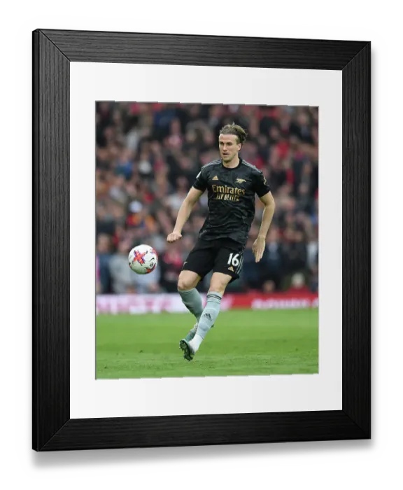 Framed Print : Rivalry Renewed: Rob Holding vs. Liverpool - Intense Premier League Showdown (2022-23)