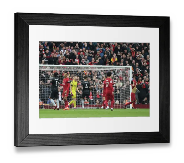 Framed Print : Ramsdale's Triumph: Arsenal Deny Liverpool Penalty Victory in Thrilling Premier League Clash Framed Print : Ramsdale's Triumph: Arsenal Deny Liverpool Penalty Victory in Thrilling Premier League Clash