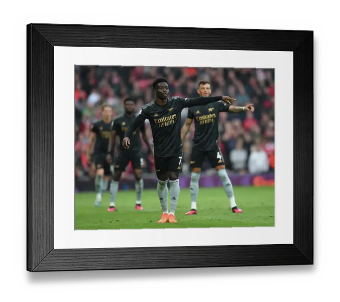 Framed Print : Bukayo Saka's Standout Show: Liverpool vs. Arsenal, 2022-23 Premier League Framed Print : Bukayo Saka's Standout Show: Liverpool vs. Arsenal, 2022-23 Premier League