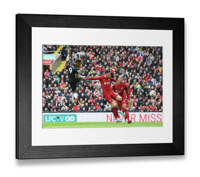 Framed Print : Gabriel Jesus Scores Second Goal for Arsenal Against Liverpool in 2022-23 Premier League Framed Print : Gabriel Jesus Scores Second Goal for Arsenal Against Liverpool in 2022-23 Premier League