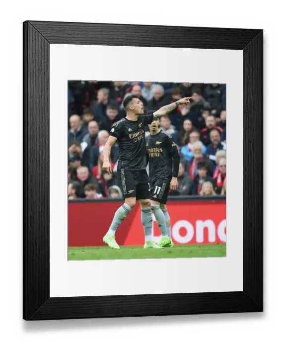 Framed Print : Intense Midfield Battle: Xhaka vs. Liverpool, Premier League 2022-23 - Arsenal's Granit Xhaka Faces Off Against Liverpool's Midfield in Epic Showdown Framed Print : Intense Midfield Battle: Xhaka vs. Liverpool, Premier League 2022-23 - Arsenal's Granit Xhaka Faces Off Against Liverpool's Midfield in Epic Showdown