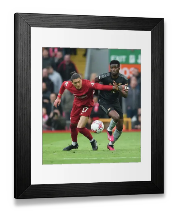 Framed Print : Thomas Partey vs. Darwin Nunez: Intense Clash Between Liverpool and Arsenal in Premier League Framed Print : Thomas Partey vs. Darwin Nunez: Intense Clash Between Liverpool and Arsenal in Premier League