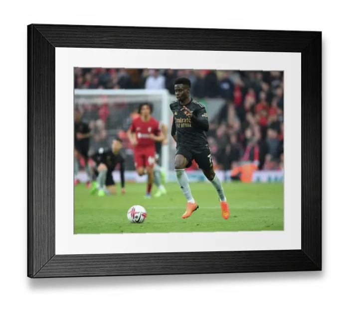 Framed Print : Bukayo Saka's Standout Display: Liverpool vs. Arsenal, 2022-23 Premier League Framed Print : Bukayo Saka's Standout Display: Liverpool vs. Arsenal, 2022-23 Premier League