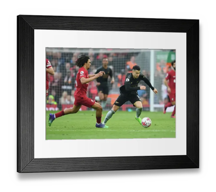 Framed Print : Martinelli Faces Liverpool: Arsenal vs. Liverpool - Premier League 2022-23 Framed Print : Martinelli Faces Liverpool: Arsenal vs. Liverpool - Premier League 2022-23