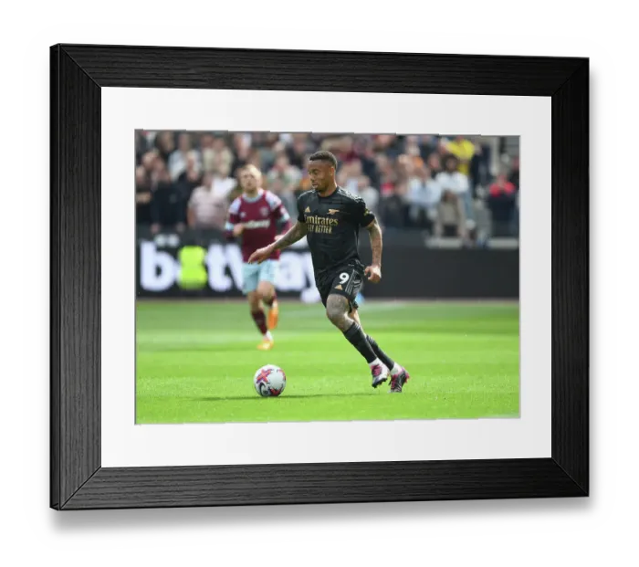 Framed Print : Gabriel Jesus in Action: Arsenal vs. West Ham United, Premier League 2022-23 Framed Print : Gabriel Jesus in Action: Arsenal vs. West Ham United, Premier League 2022-23