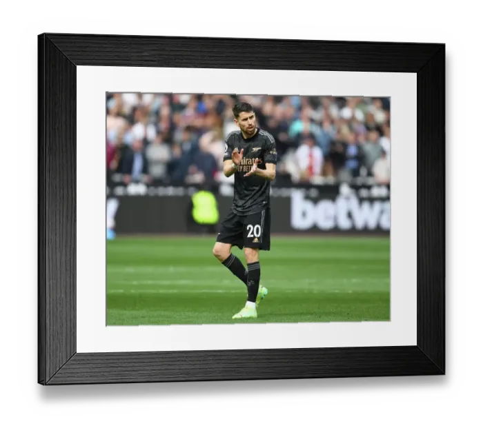 Framed Print : Jorginho in Action: Arsenal vs. West Ham United, Premier League 2022-23 Framed Print : Jorginho in Action: Arsenal vs. West Ham United, Premier League 2022-23