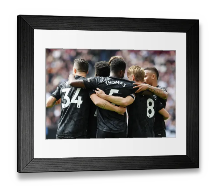 Framed Print : Martin Odegaard Scores His Second: Arsenal's Exhilarating 2-1 Win Against West Ham (2022-23)