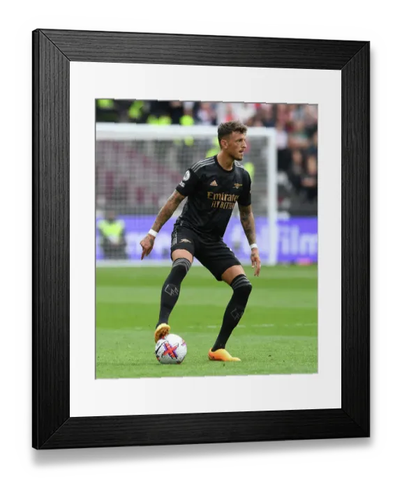 Framed Print : Ben White's Firm Stand: Arsenal's Defensive Hero in Intense April Showdown vs. West Ham Framed Print : Ben White's Firm Stand: Arsenal's Defensive Hero in Intense April Showdown vs. West Ham