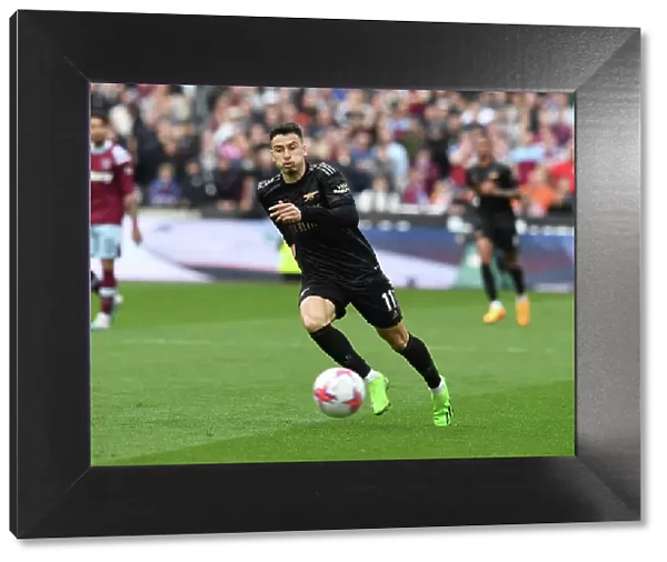 Gabriel Martinelli in Action: West Ham United vs Arsenal FC, Premier League 2022-23