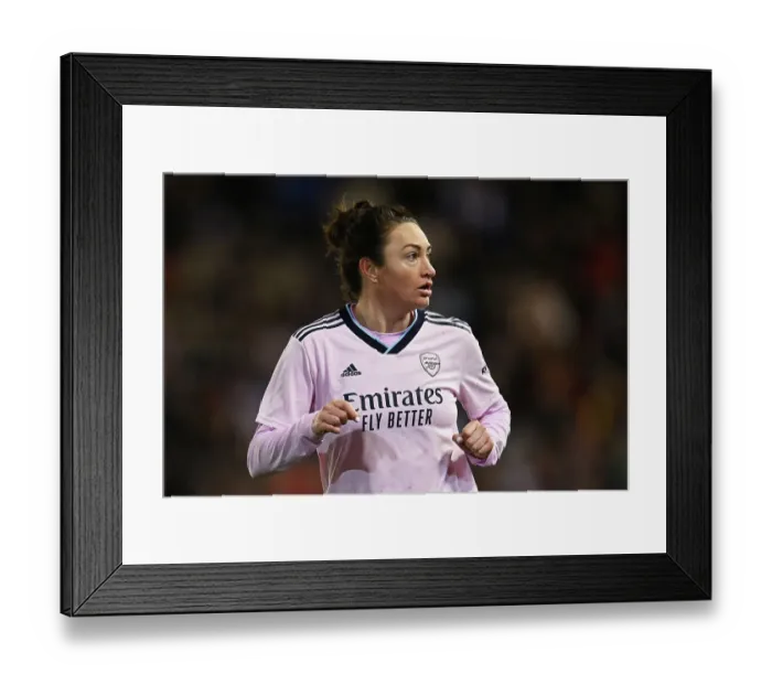 Framed Print : Jodie Taylor's Showdown: Manchester United vs. Arsenal - FA Women's Super League Clash