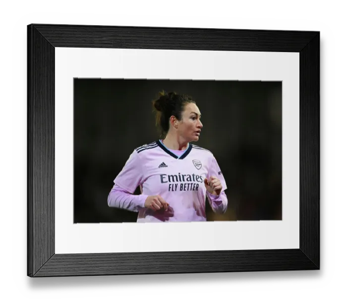 Framed Print : Jodie Taylor's Thrilling Showdown: Manchester United vs. Arsenal - FA Women's Super League