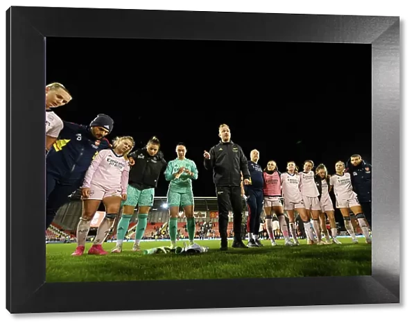 Arsenal Manager Jonas Eidevall Consoles Players After FA Women's Super League Loss to Manchester United