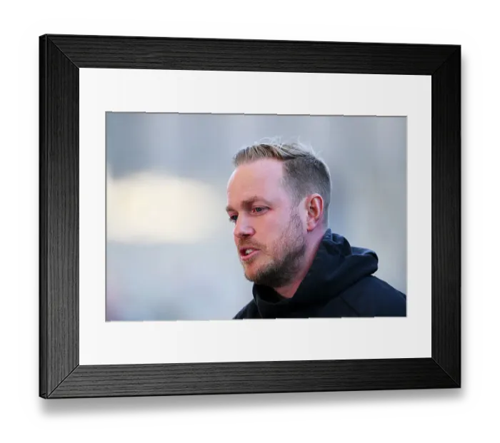 Framed Print : Arsenal Manager Jonas Eidevall Pre-Match Press Conference vs Manchester United (FA Women's Super League, 2022-23) Framed Print : Arsenal Manager Jonas Eidevall Pre-Match Press Conference vs Manchester United (FA Women's Super League, 2022-23)