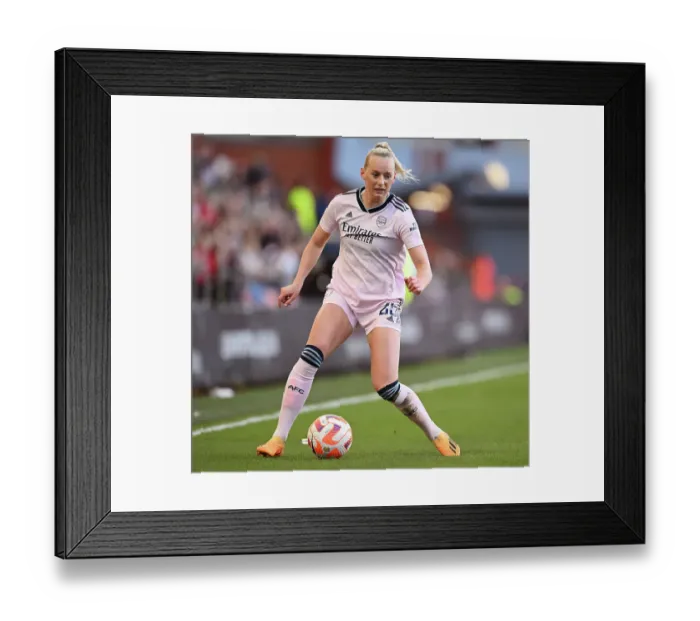 Framed Print : Arsenal's Stina Blackstenius Goes Head-to-Head with Manchester United in FA Women's Super League Showdown Framed Print : Arsenal's Stina Blackstenius Goes Head-to-Head with Manchester United in FA Women's Super League Showdown