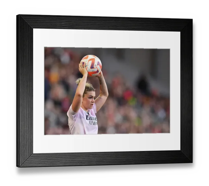 Framed Print : Manchester United vs. Arsenal: Clash in the Barclays Women's Super League Framed Print : Manchester United vs. Arsenal: Clash in the Barclays Women's Super League