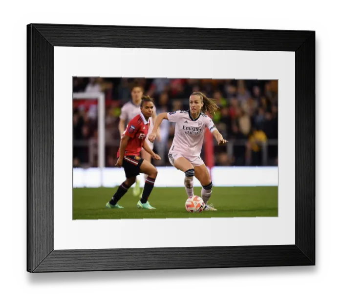 Framed Print : Showdown in the Women's Super League: Lia Walti Fights for Arsenal Against Manchester United Framed Print : Showdown in the Women's Super League: Lia Walti Fights for Arsenal Against Manchester United