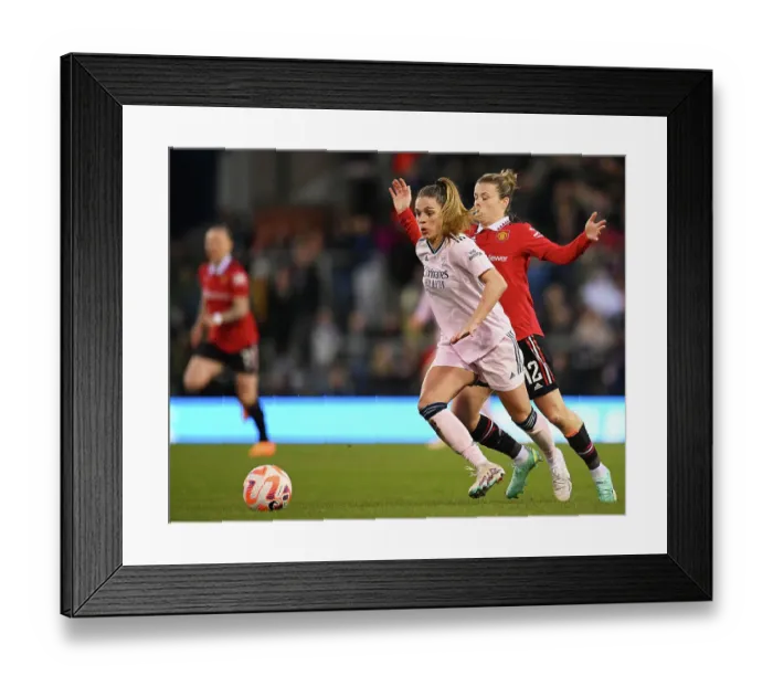 Framed Print : Battle for Supremacy: Manchester United vs. Arsenal - FA Women's Super League Framed Print : Battle for Supremacy: Manchester United vs. Arsenal - FA Women's Super League
