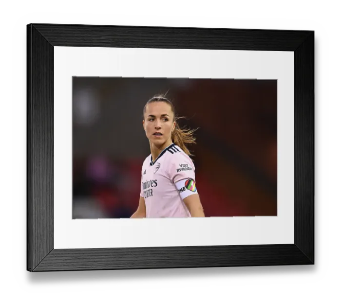 Framed Print : Arsenal's Lia Walti Faces Off Against Manchester United in FA Women's Super League Clash Framed Print : Arsenal's Lia Walti Faces Off Against Manchester United in FA Women's Super League Clash