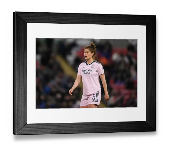 Framed Print : Arsenal's Jennifer Beattie: Unwavering Concentration in Defensive Masterclass vs Manchester United (FA Women's Super League) Framed Print : Arsenal's Jennifer Beattie: Unwavering Concentration in Defensive Masterclass vs Manchester United (FA Women's Super League)