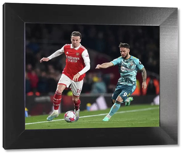 Arsenal vs. Southampton: Rob Holding Clashes with Adam Armstrong in Premier League Showdown