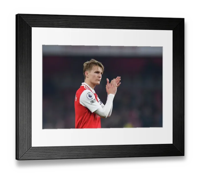 Framed Print : Arsenal and Southampton Draw: Martin Odegaard Acknowledges Fans Framed Print : Arsenal and Southampton Draw: Martin Odegaard Acknowledges Fans