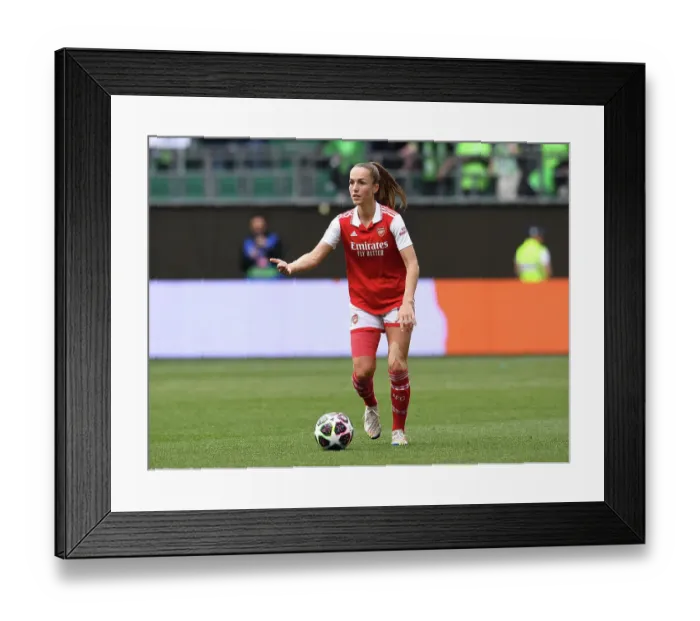 Framed Print : Arsenal vs. VfL Wolfsburg: UEFA Women's Champions League Semi-Final Showdown Framed Print : Arsenal vs. VfL Wolfsburg: UEFA Women's Champions League Semi-Final Showdown
