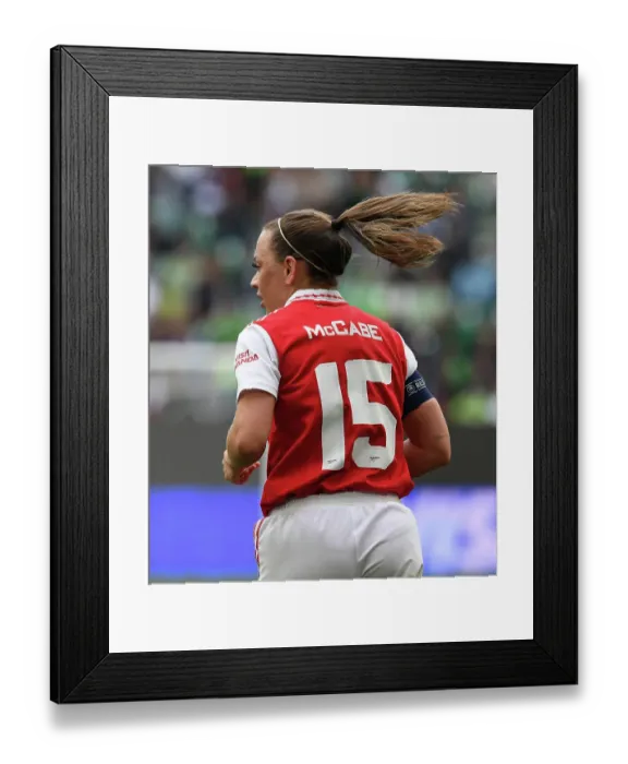 Framed Print : Arsenal Women Face VfL Wolfsburg in UEFA Champions League Semifinal First Leg Framed Print : Arsenal Women Face VfL Wolfsburg in UEFA Champions League Semifinal First Leg