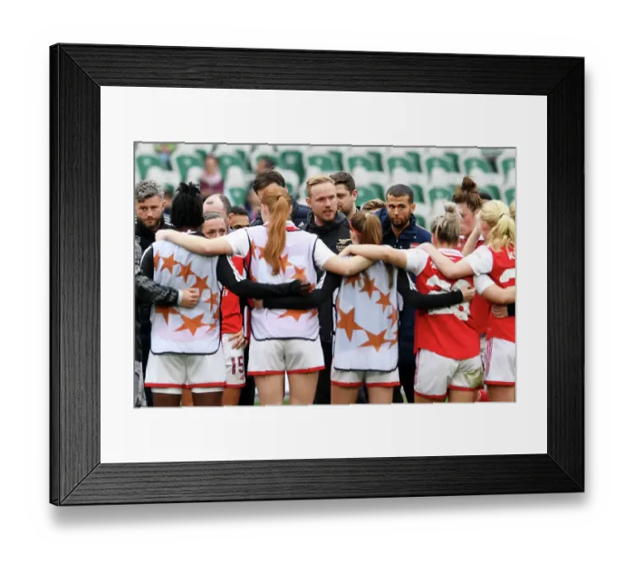 Framed Print : Arsenal Women's Team Face VfL Wolfsburg in UEFA Champions League Semi-Final Framed Print : Arsenal Women's Team Face VfL Wolfsburg in UEFA Champions League Semi-Final
