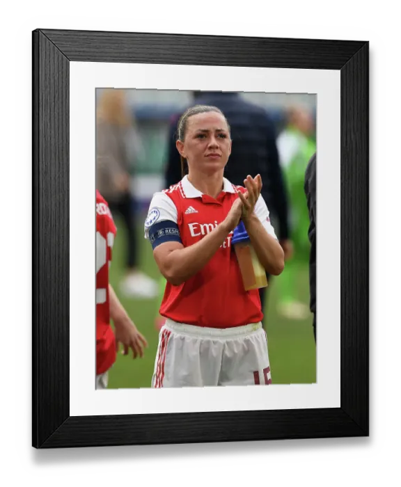 Framed Print : McCabe's Triumph: Arsenal Women's Champion League Semifinal Victory over VfL Wolfsburg Framed Print : McCabe's Triumph: Arsenal Women's Champion League Semifinal Victory over VfL Wolfsburg