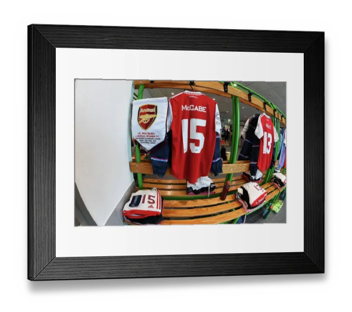 Framed Print : Arsenal's Katie McCabe: Focus and Pride Ahead of VfL Wolfsburg Semi-Final Showdown Framed Print : Arsenal's Katie McCabe: Focus and Pride Ahead of VfL Wolfsburg Semi-Final Showdown