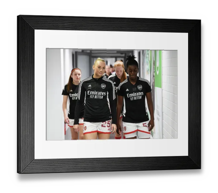 Framed Print : Arsenal Women Prepare for UEFA Champions League Semi-Final Showdown Against VfL Wolfsburg Framed Print : Arsenal Women Prepare for UEFA Champions League Semi-Final Showdown Against VfL Wolfsburg
