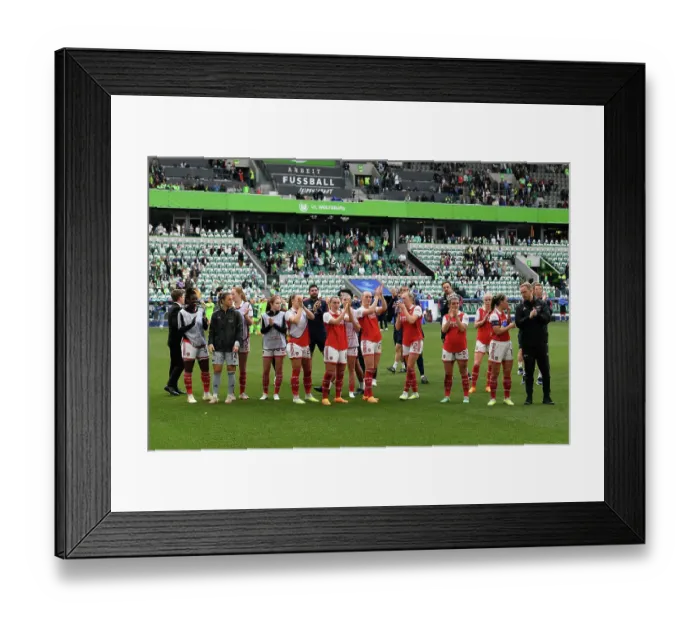 Framed Print : Arsenal Women Face VfL Wolfsburg in UEFA Champions League Semi-Final First Leg Framed Print : Arsenal Women Face VfL Wolfsburg in UEFA Champions League Semi-Final First Leg