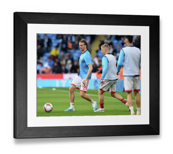 Framed Print : Arsenal's Rob Holding Gears Up for Manchester City Showdown - Premier League 2022-23