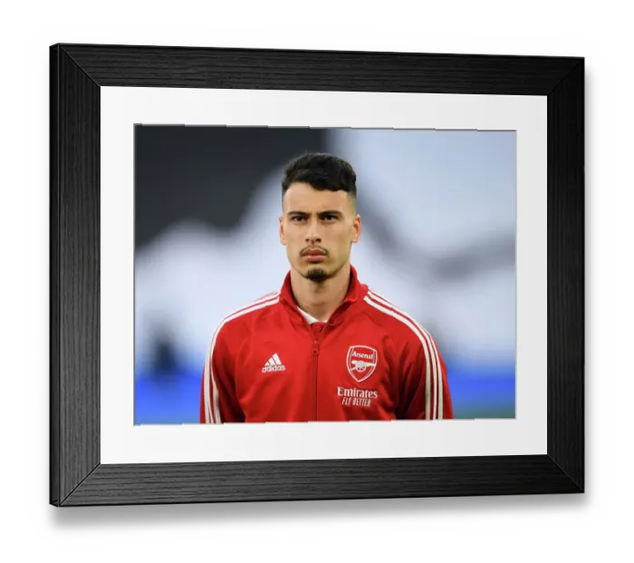 Framed Print : Gabriel Jesus in Action: Manchester City vs. Arsenal, Premier League 2022-23