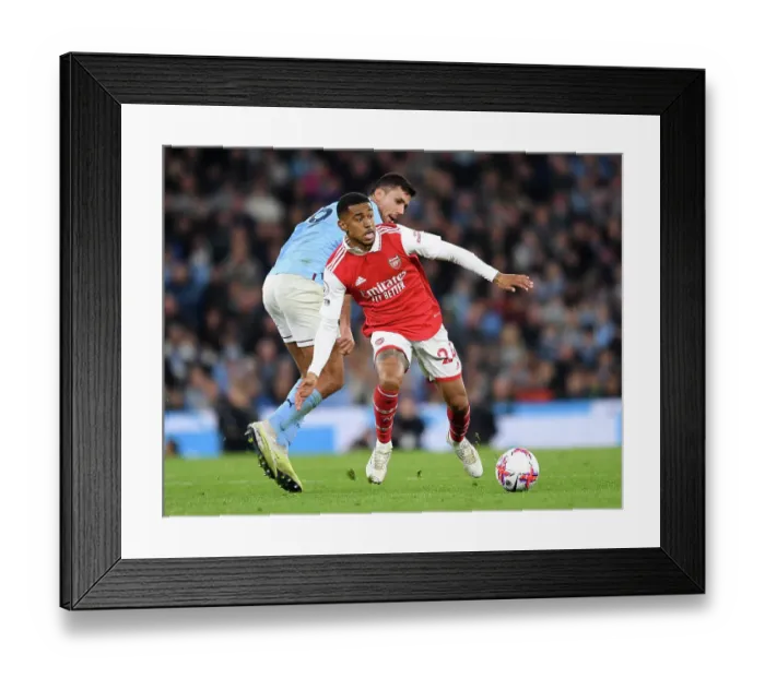 Framed Print : Premier League Showdown: Manchester City vs. Arsenal - Clash at the Etihad Framed Print : Premier League Showdown: Manchester City vs. Arsenal - Clash at the Etihad