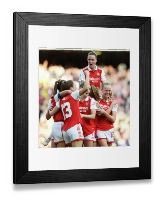 Framed Print : Arsenal's Disallowed Goal: Heartbreak in the UEFA Women's Champions League Semifinal against VfL Wolfsburg Framed Print : Arsenal's Disallowed Goal: Heartbreak in the UEFA Women's Champions League Semifinal against VfL Wolfsburg