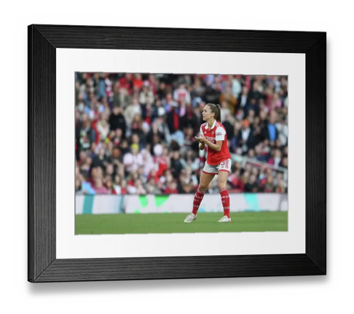 Framed Print : Arsenal Women vs. VfL Wolfsburg: UEFA Champions League Semifinals Showdown