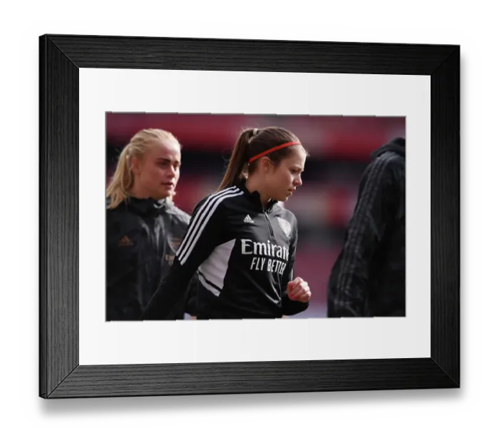 Framed Print : Arsenal Women vs VfL Wolfsburg: UEFA Champions League Semifinals Showdown Framed Print : Arsenal Women vs VfL Wolfsburg: UEFA Champions League Semifinals Showdown
