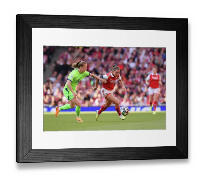 Framed Print : Arsenal Women vs. VfL Wolfsburg: A Tense UEFA Champions League Semifinal Showdown (2022-23) Framed Print : Arsenal Women vs. VfL Wolfsburg: A Tense UEFA Champions League Semifinal Showdown (2022-23)