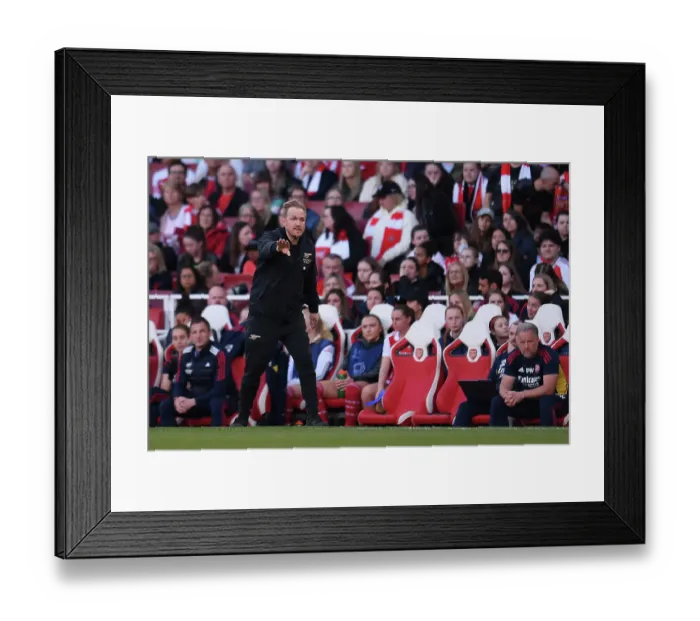 Framed Print : Arsenal Women vs. VfL Wolfsburg: Eidevall's EUFA Women's Champions League Semifinal Showdown at Emirates Stadium Framed Print : Arsenal Women vs. VfL Wolfsburg: Eidevall's EUFA Women's Champions League Semifinal Showdown at Emirates Stadium