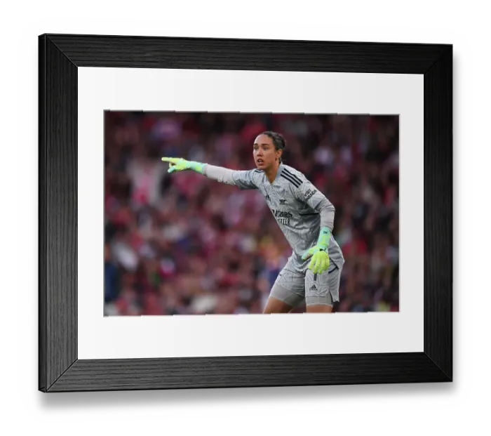Framed Print : Arsenal Women vs. VfL Wolfsburg: UEFA Champions League Semifinals Showdown