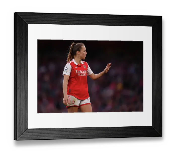 Framed Print : Arsenal Women vs. VfL Wolfsburg: A Tense Moment at the UEFA Champions League Semifinal Framed Print : Arsenal Women vs. VfL Wolfsburg: A Tense Moment at the UEFA Champions League Semifinal
