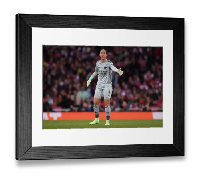 Framed Print : Arsenal Women vs. VfL Wolfsburg: UEFA Champions League Semifinals Showdown Framed Print : Arsenal Women vs. VfL Wolfsburg: UEFA Champions League Semifinals Showdown