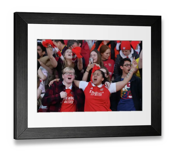 Framed Print : Arsenal v VfL Wolfsburg: Semifinal 2nd Leg - UEFA Women's Champions League Framed Print : Arsenal v VfL Wolfsburg: Semifinal 2nd Leg - UEFA Women's Champions League