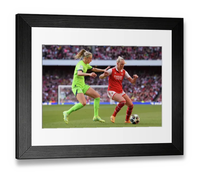 Framed Print : Arsenal vs. VfL Wolfsburg: A Battle in the UEFA Women's Champions League Semifinals Framed Print : Arsenal vs. VfL Wolfsburg: A Battle in the UEFA Women's Champions League Semifinals