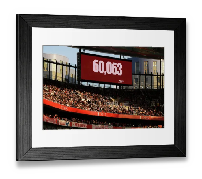 Framed Print : Record-Breaking 60, 063 Crowd Gathers for Arsenal Women's UEFA Champions League Semifinal vs. VfL Wolfsburg at Emirates Stadium Framed Print : Record-Breaking 60, 063 Crowd Gathers for Arsenal Women's UEFA Champions League Semifinal vs. VfL Wolfsburg at Emirates Stadium